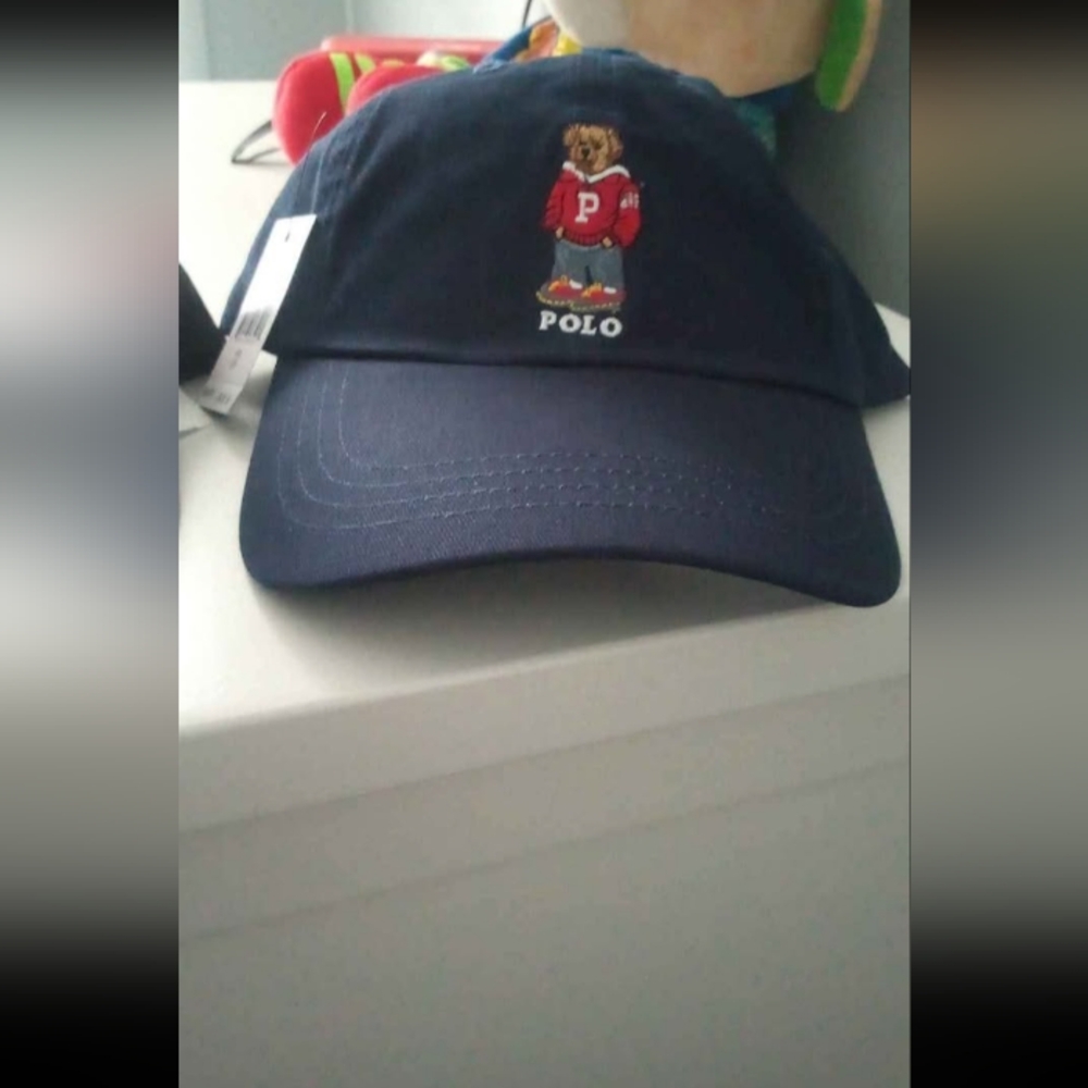 Polo Ralph Lauren Navy Cap with Bear Logo